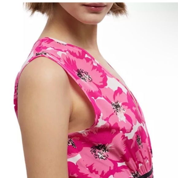 The Kooples Summer Party Silk Fit and Flare Dress Side Zipper Lined NWT size 4 - Picture 5 of 15